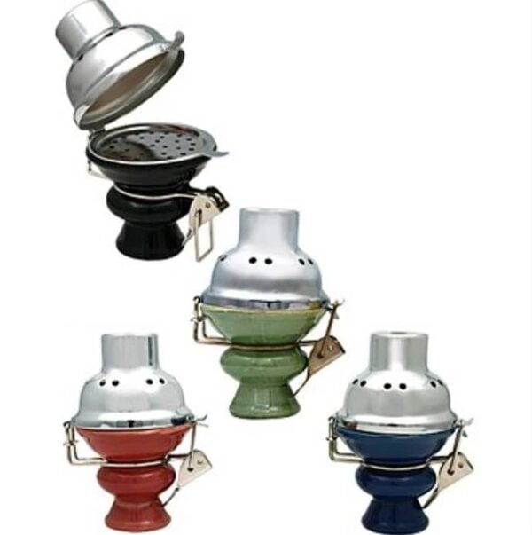BADSHAH HOOKAH BOWL w/ WIND COVER | LARGE | ASSORTED - Image 1