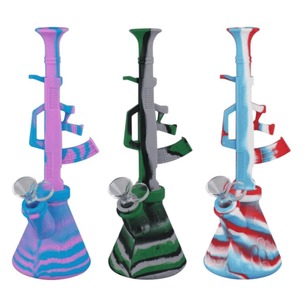 AK-47 SILICONE BEAKER  | H47 | ASSORTED | 11.5" - Image 1