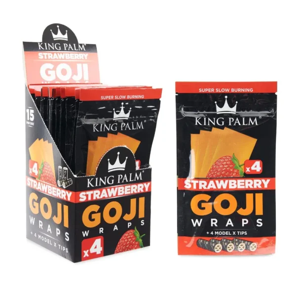 KING PALM GOJI WRAPS | 4/15 PK - Image 1