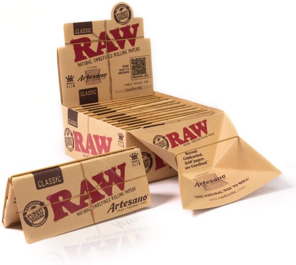 RAW ORGANIC 'ARTESANO' | KING SIZE SLIM | 15/BX - Image 1
