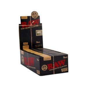 RAW BLACK SINGLE WIDE | 25/BX