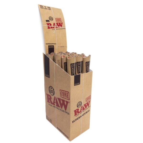 RAW SUPER NATURAL  CONE | 15/BX - Image 1