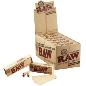 RAW 'PERFORATED & GUMMED' TIPS | 24/BX