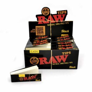 RAW BLACK TIPS BOOK | 50/BX