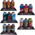 TECHNO TORCH MINI SPRAY PAINT CAN TORCH LIGHTER | 6/ DISPLAY