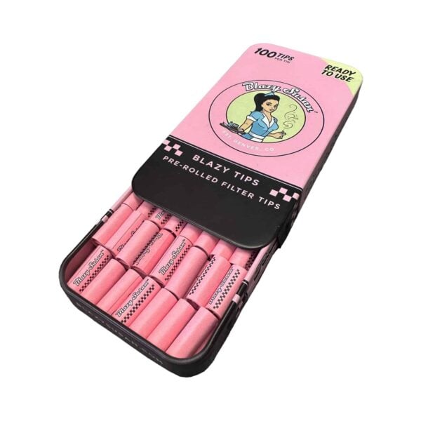 BLAZY SUSAN PRE ROLLED TIPS IN A TIN | 100/TIN | 12/DISPLAY - Image 1