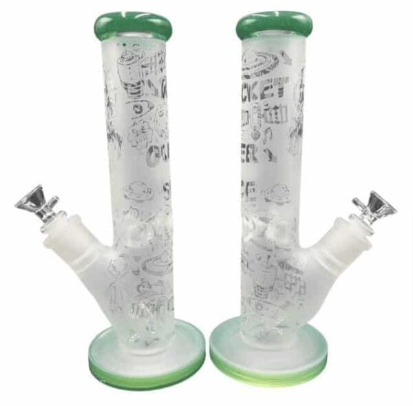 FROSTED STRAIGHT ETCHED GLASS  BEAKER | PCL 8099 | 9MM | 14" - Image 2