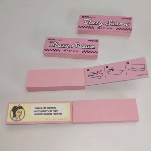 BLAZY SUSAN PINK FILTER TIPS | 25/50 PK - Image 2