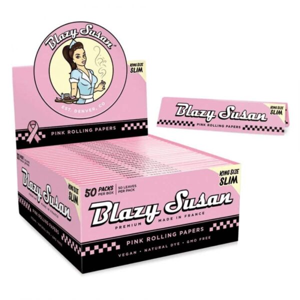 BLAZY SUSAN PINK KING SIZE SLIM | 50PK - Image 1