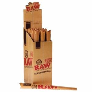 RAW SUPER NATRUAL CONES 15PK