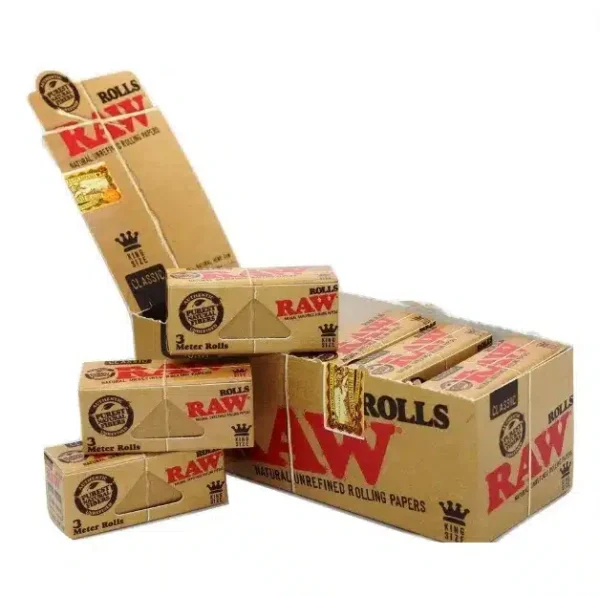 RAW CLASSIC KING SIZE 3 METER ROLL | 12/DISPLAY - Image 1