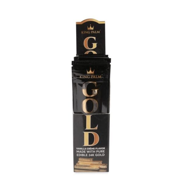 KING PALM VANILLA CONE | 24K EDIBLE GOLD | 15/BX - Image 2