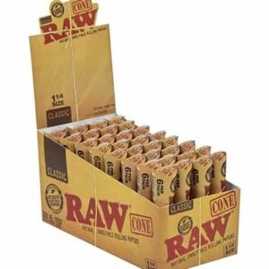 RAW CLASSIC CONES | 1 1/4 SIZE | 6/32 PK
