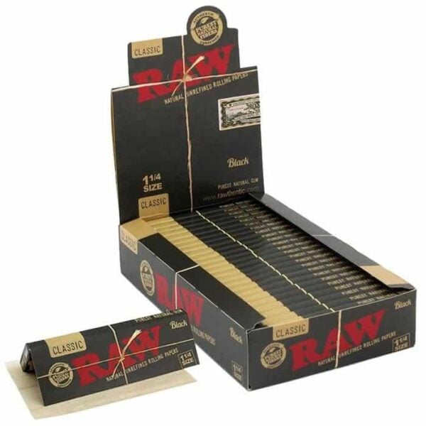 RAW BLACK | 1 1/4 | 24PK - Image 1