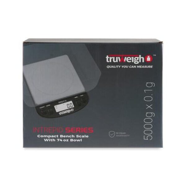 TRUWEIGH INTREPID BENCH BOWL SCALE | 5KG x0.1g | BLACK - Image 1