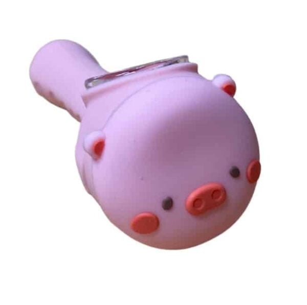 SILICONE PIGGY HAND PIPE | H269 - Image 1