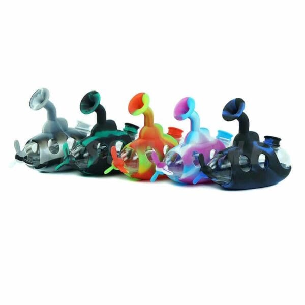 SILICONE SUBMARINE WATER PIPE | H121 | ASSORTED - Image 2