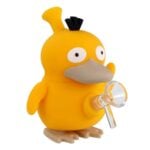 'PSYDUCK' SILICONE BUBBLER PIPE