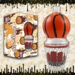 SLAM DANK BASKETBALL GLASS HAND PIPE | ASSORTED | 4" - Image 3