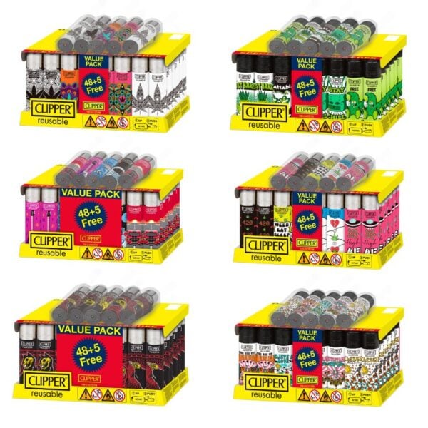 CLIPPER DESIGN LIGHTERS | 48/DISPLAY - Image 1