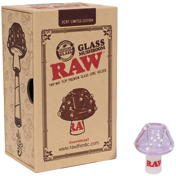 RAW GLASS MUSHROOM CONE HOLDER - Image 1