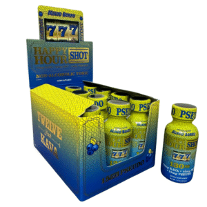 777 HAPPY HOUR 'PSEUDO SHOT' | 130 MG | 12/DISPLAY | MIXED BERRY