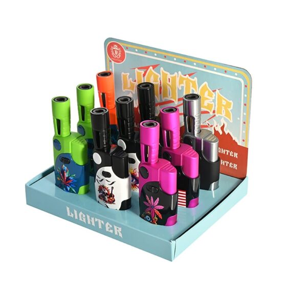 PRESTIGE COLOR POP TORCH LIGHTERS | DZ-725 | 9/DISPLAY - Image 1