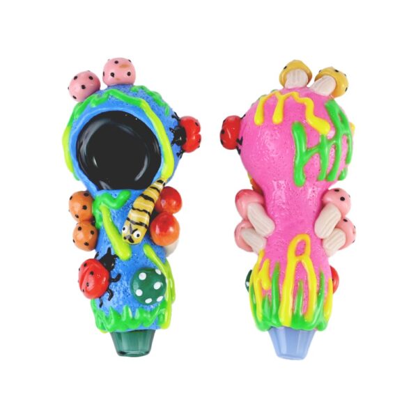 HIPSTER SPOON PIPE | PSYCHEDELIC BUG COLONY | HP057 | 12/DISPLAY - Image 4