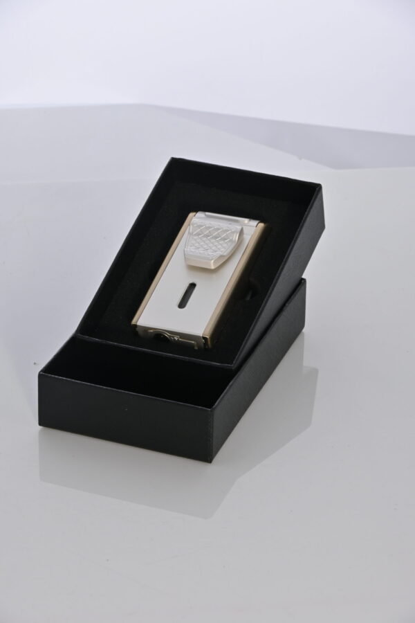 PRESTIGE DUAL FLAME TORCH LIGHTER w/CIGAR PUNCHER | DZ-381 - Image 9