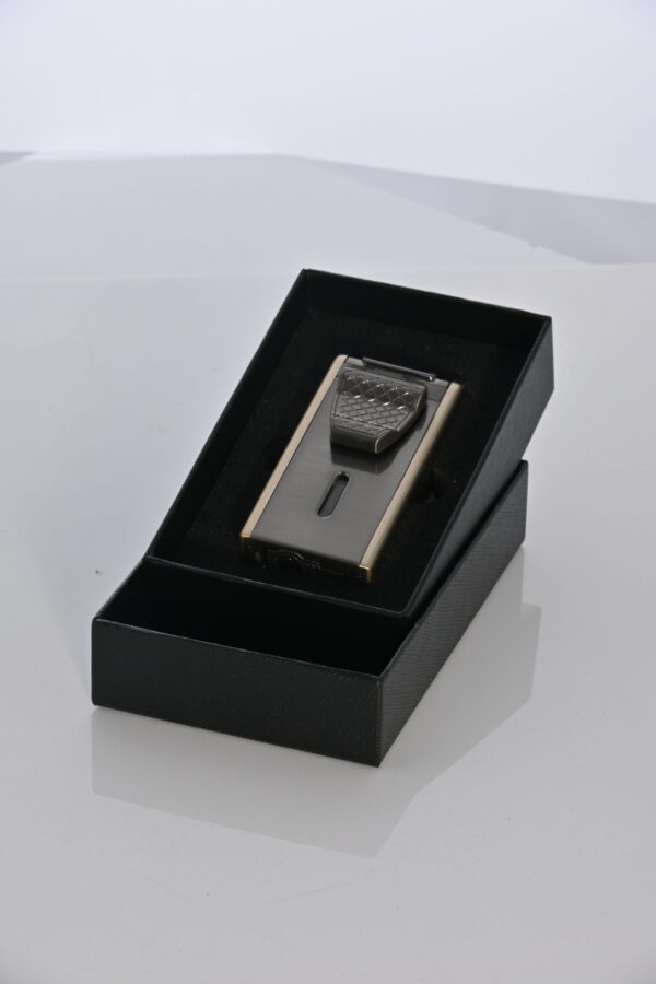 PRESTIGE DUAL FLAME TORCH LIGHTER w/CIGAR PUNCHER | DZ-381 - Image 8