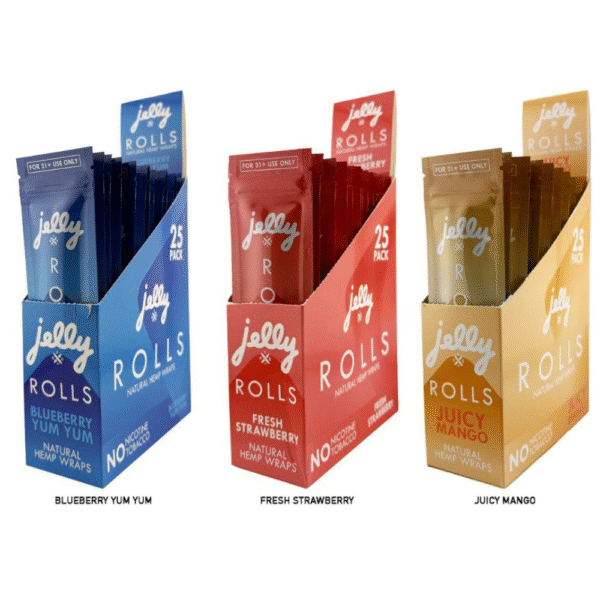 JELLY ROLLS NATURAL HEMP WRAPS | 25/PK - Image 1