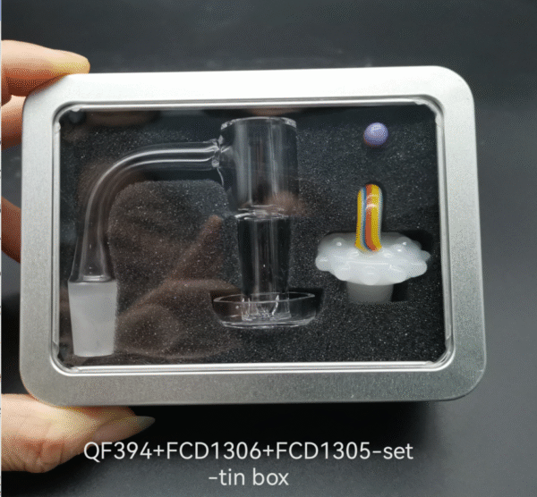 QUARTZ BANGER NAIL SET IN TIN BOX | FCD1305 - Image 1