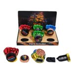 HERB GRINDER KNUCKLE DUSTER GRINDER | HU011 | 6/DISPLAY