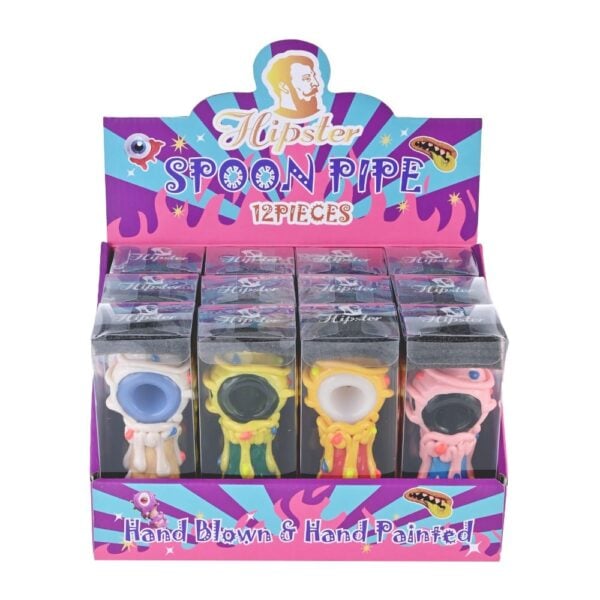 HIPSTER SPOON PIPE | GALACTIC DRIP | HP060 | 12/DISPLAY - Image 1