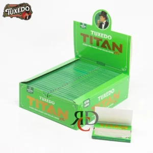 TUXEDO TITAN 'GREEN' ROLLING PAPER | 50/BX
