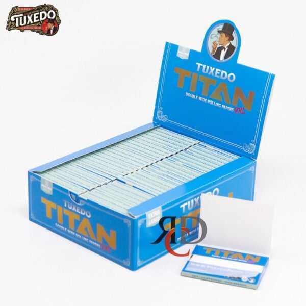 TUXEDO TITAN 'BLUE' ROLLING PAPER | 50/BX - Image 1