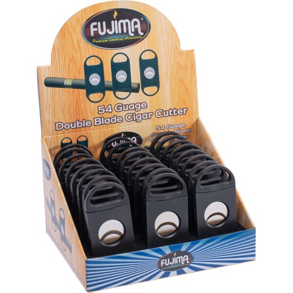 FUJIMA DOUBLE BLADE CIGAR CUTTER | 54R | CUT24 | 24/DISPLAY - Image 1