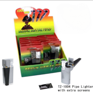 PIPE LIGHTER w/ BUILT IN SCREENS | TZ-1004 | 12/DISPLAY