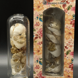 INAMO GLASS HAND PIPE | 3D SHELL | GHP-879-3 | 5.3"