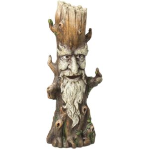 TREE TRUNK INCENSE BURNER TOWER