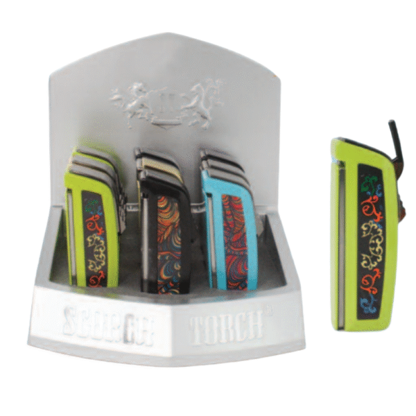 SCORCH TORCH 'HEAVY DUTY' TALL SINGLE FLAME TORCH w/ CUTTER | 61790 | 9/DISPLAY - Image 1