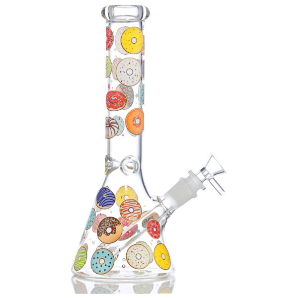DONUT DELIGHT BEAKER BONG | HP061 | ASSORTED | 10" - Image 4