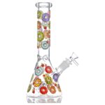 DONUT DELIGHT BEAKER BONG | HP061 | ASSORTED | 10"