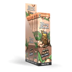 BLAZY SUSAN TEA CONES | PEACH | 2/10 PK